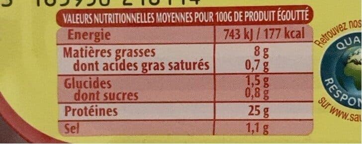 Saupiquet Filet de thon saveur du sud packshot