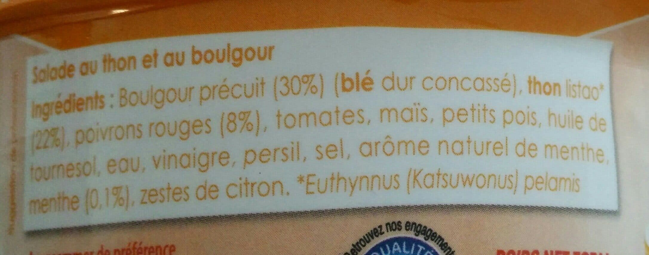 Saupiquet Salade au thon et au boulghour packshot
