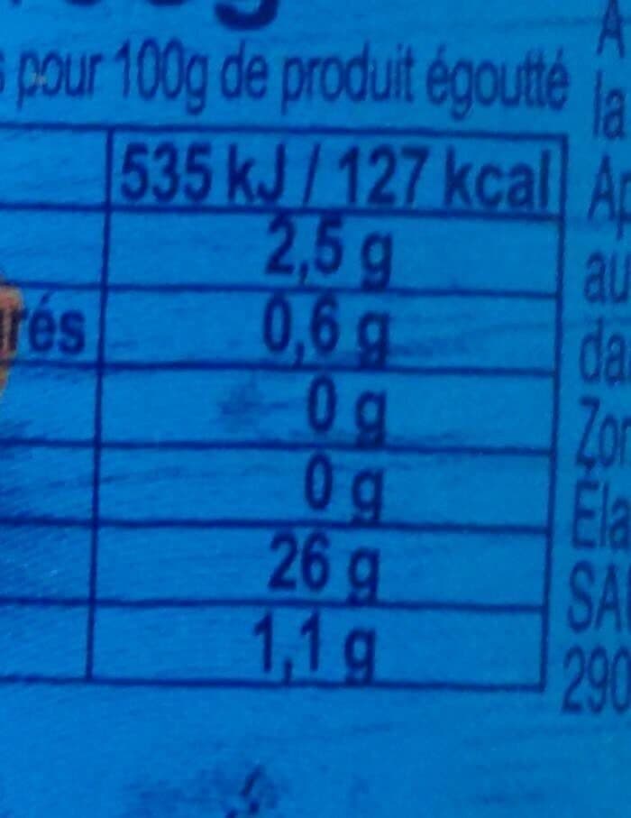Saupiquet Le thon entier au naturel packshot