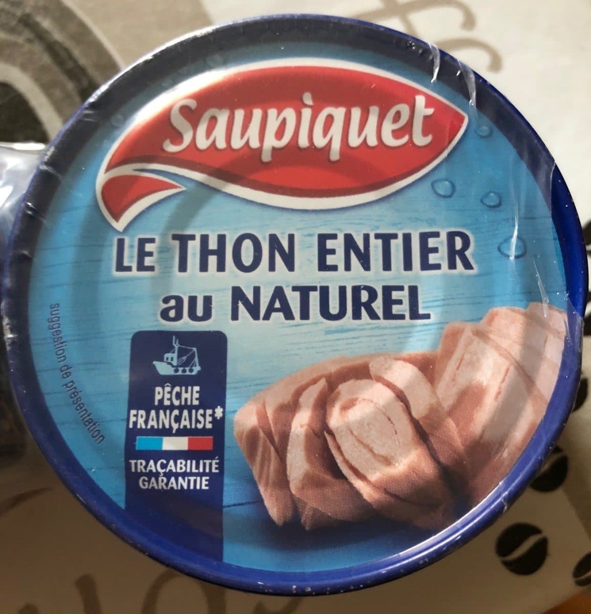 Saupiquet Le Thon Entier au Naturel packshot