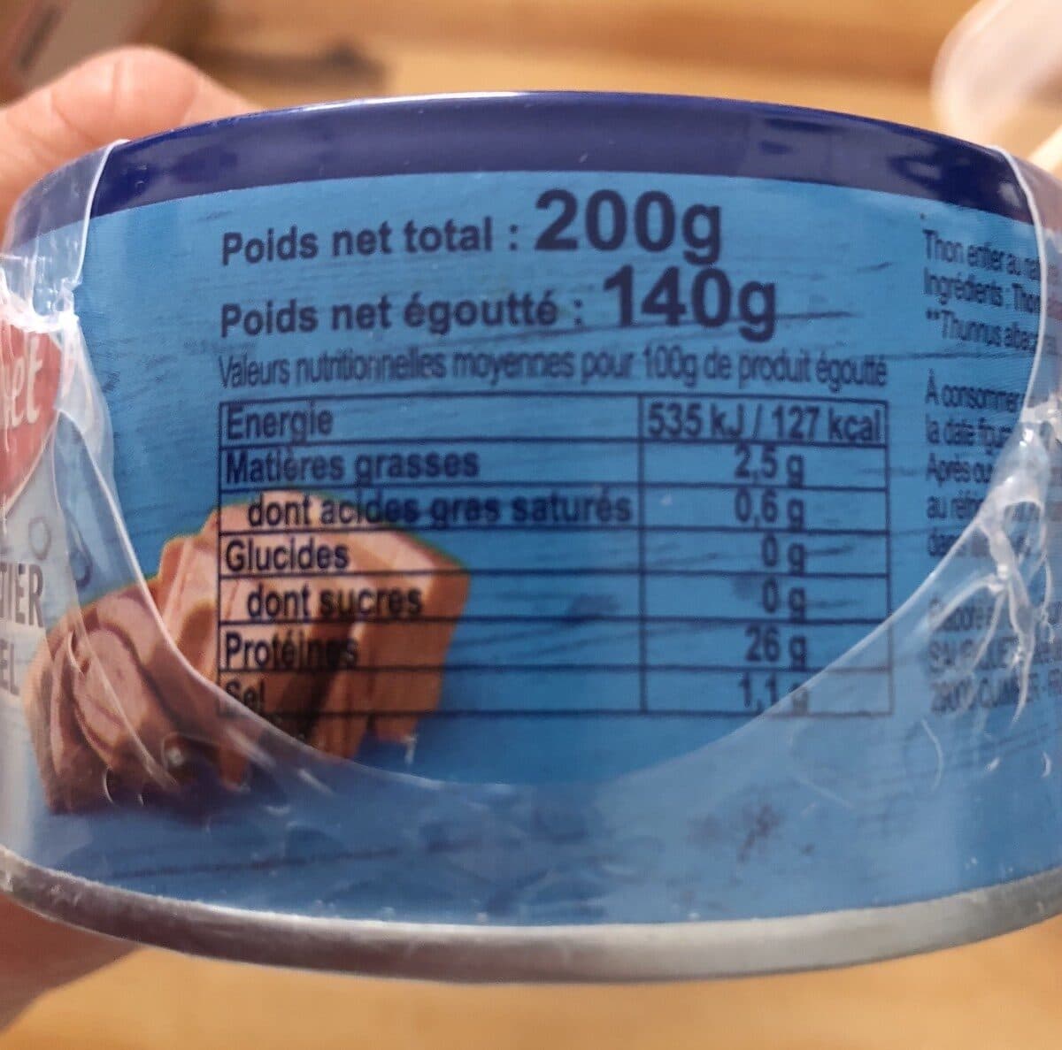 Saupiquet Filet de thon packshot