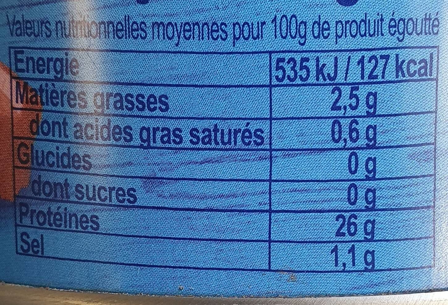 Saupiquet Le thon entier au naturel packshot