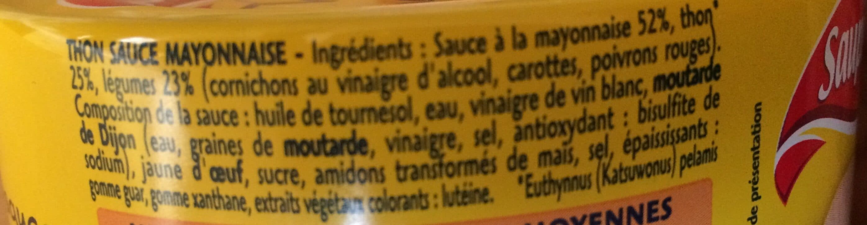 Saupiquet Thon Sauce Mayonnaise packshot