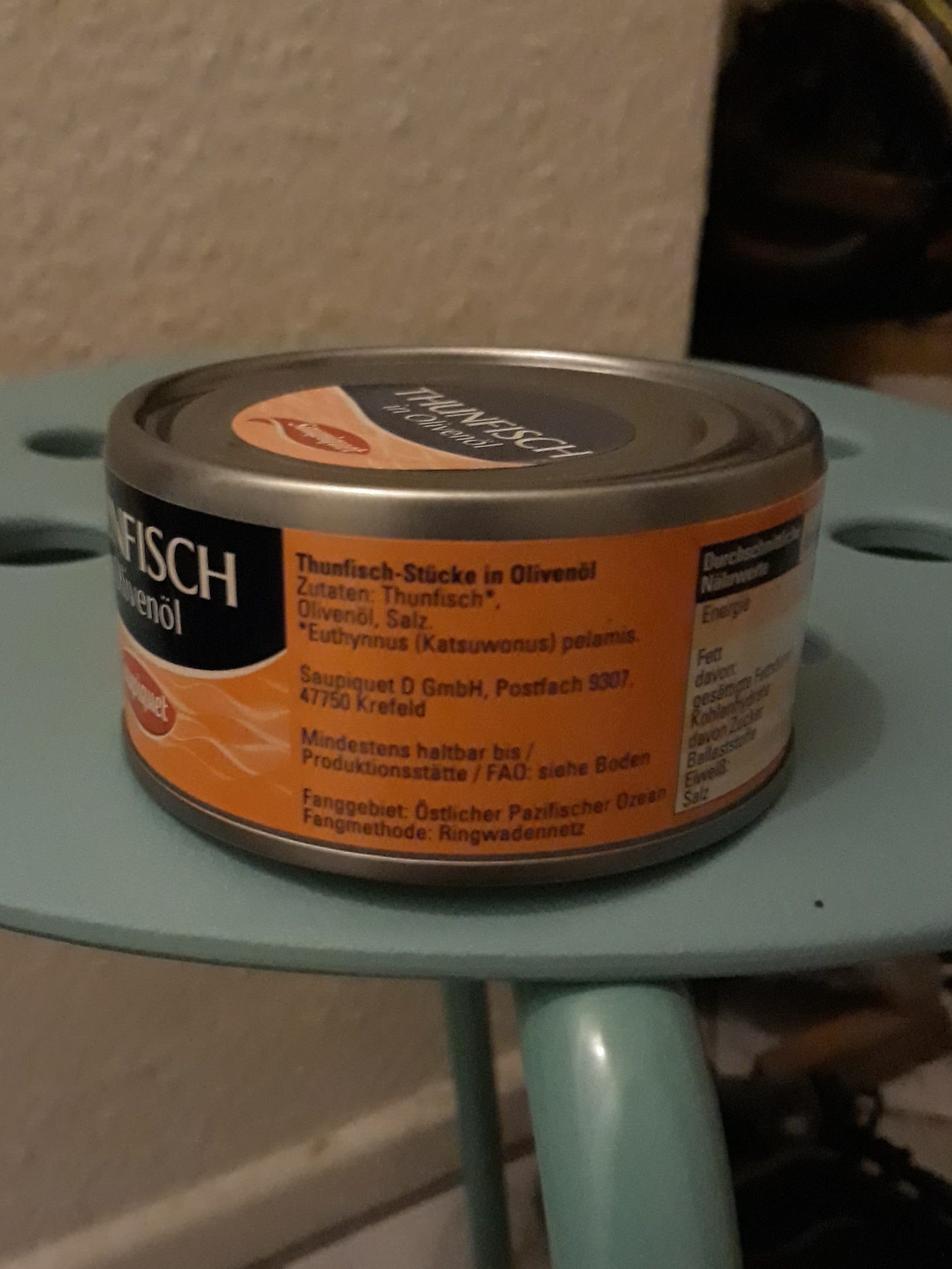 Saupiquet Thunfisch in Olivenöl packshot