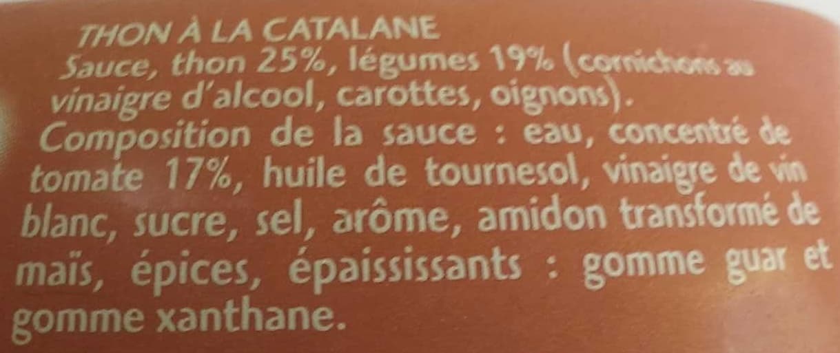 Saupiquet Le thon sauce catalane packshot