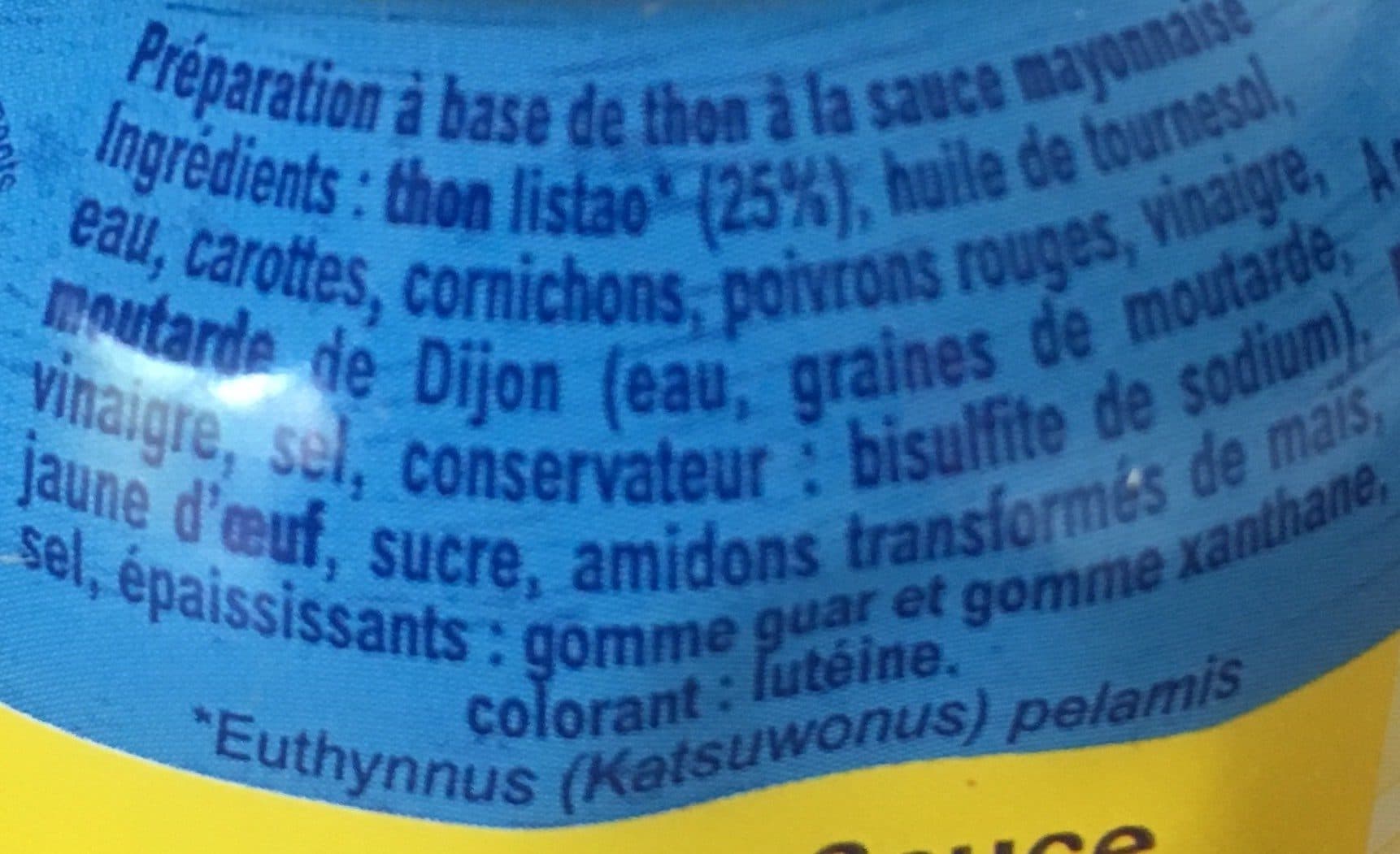 Saupiquet Thon sauce mayonnaise packshot