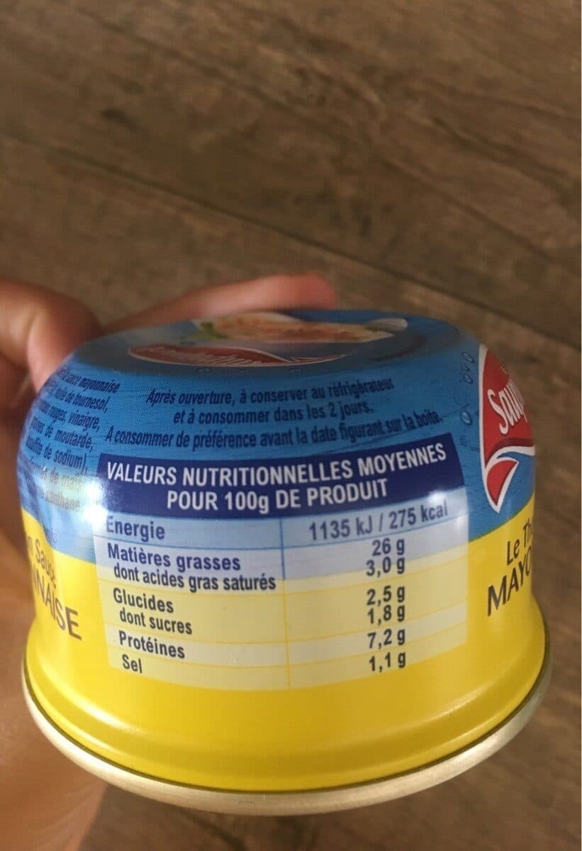 Saupiquet Thon sauce mayonnaise packshot