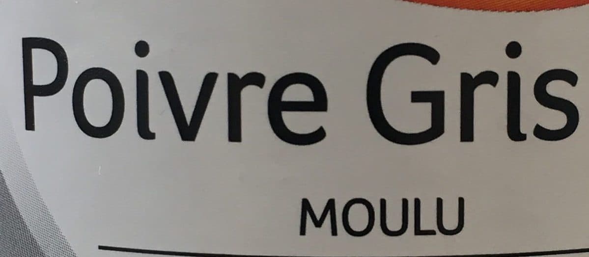 Ducros Poivre Gris moulu packshot