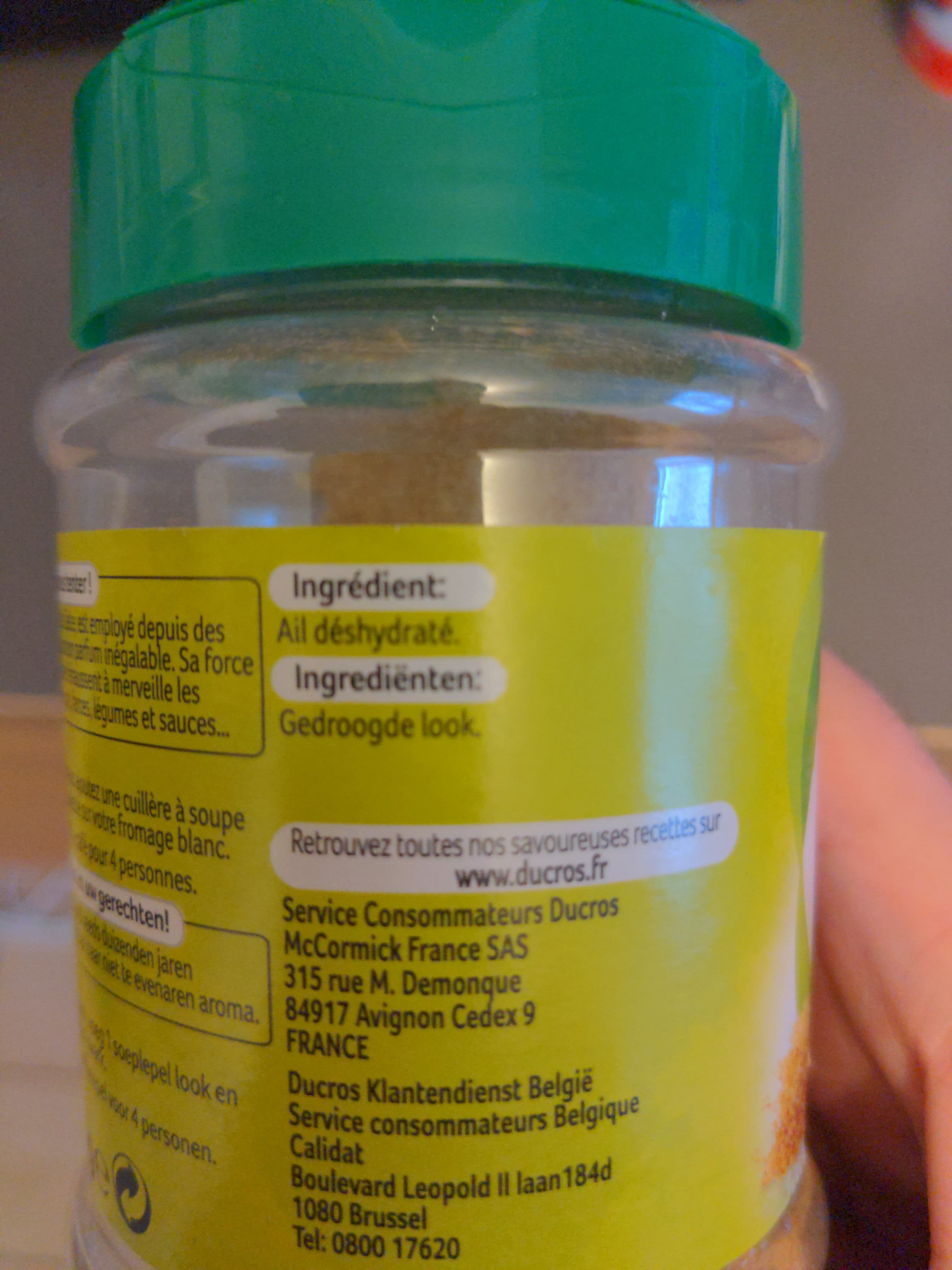 Ducros Ail packshot