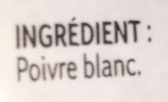 Ducros Poivre blanc packshot