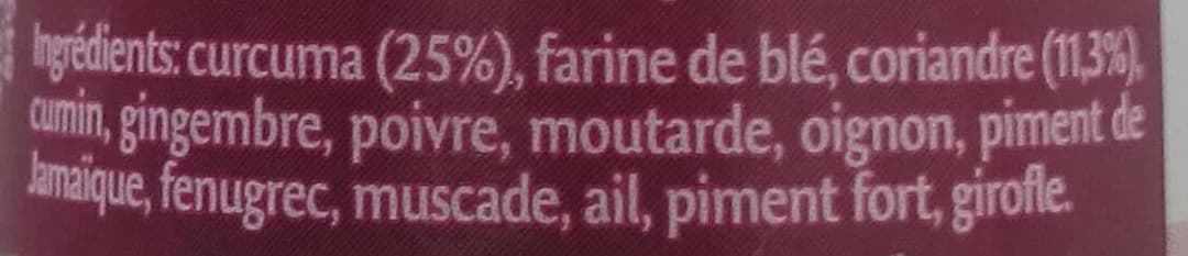 Ducros Cuisinez tout à l'Indienne packshot