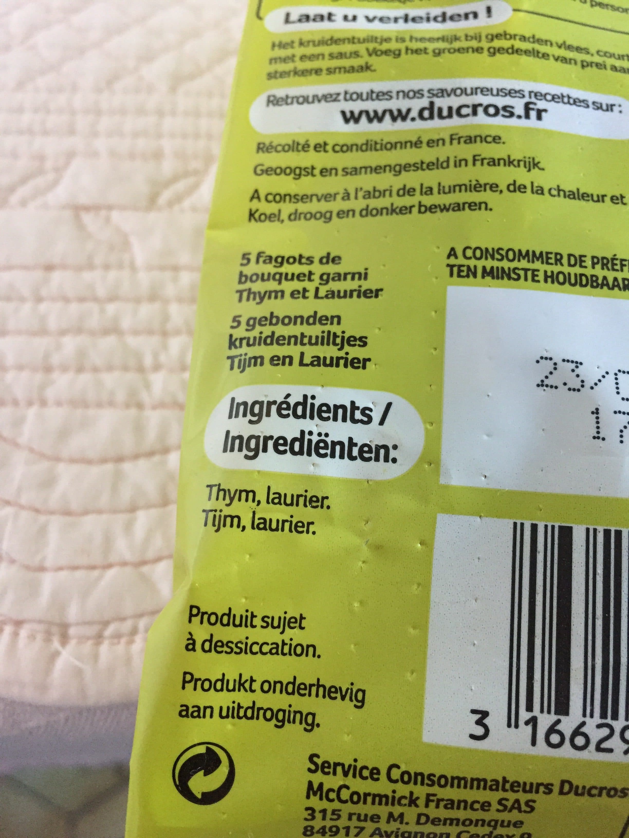 Ducros Bouquet garni packshot
