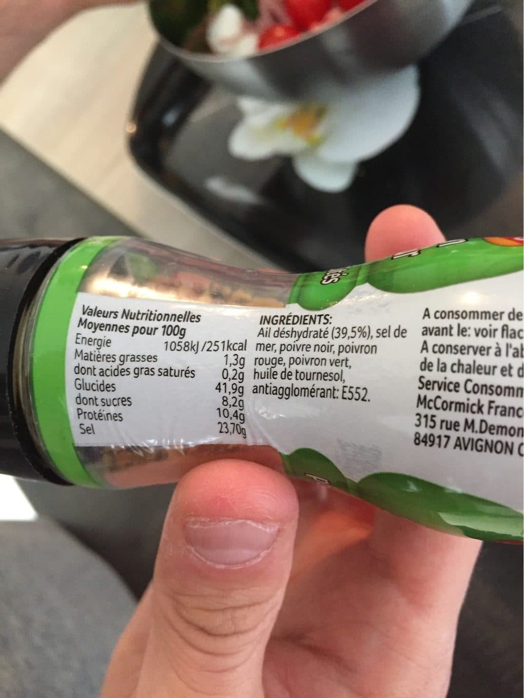 Ducros Moulin Pour Crudités, 35 Grammes, Marque Ducros packshot