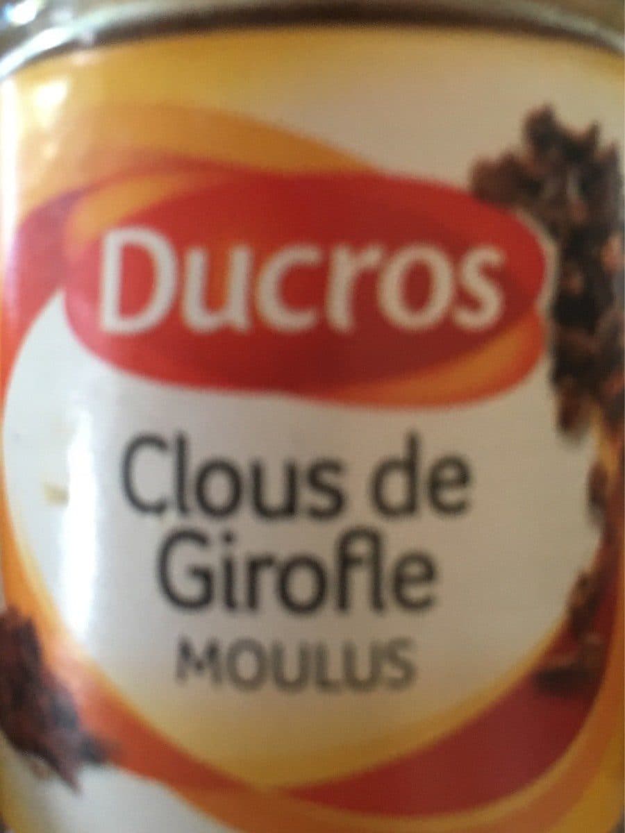 Ducros clous de girofle moulus packshot