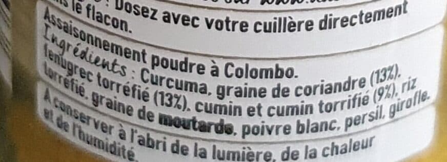 Ducros Poudre à colombo packshot