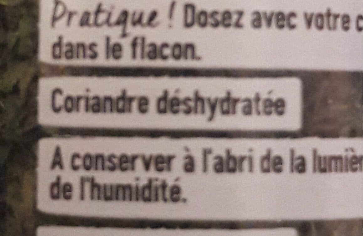 Ducros Coriandre de France packshot