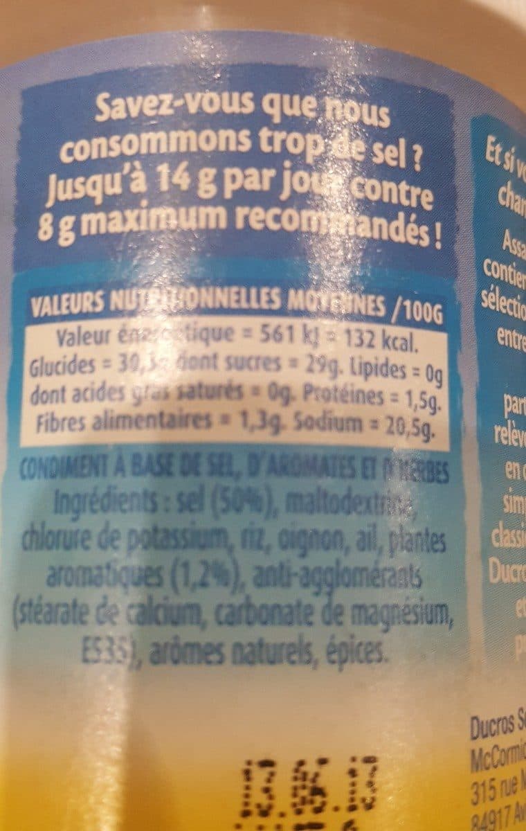 Ducros Sel packshot