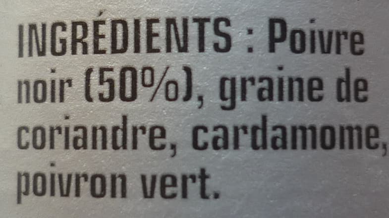 Ducros Assaisonnement poivre saveur et epices packshot