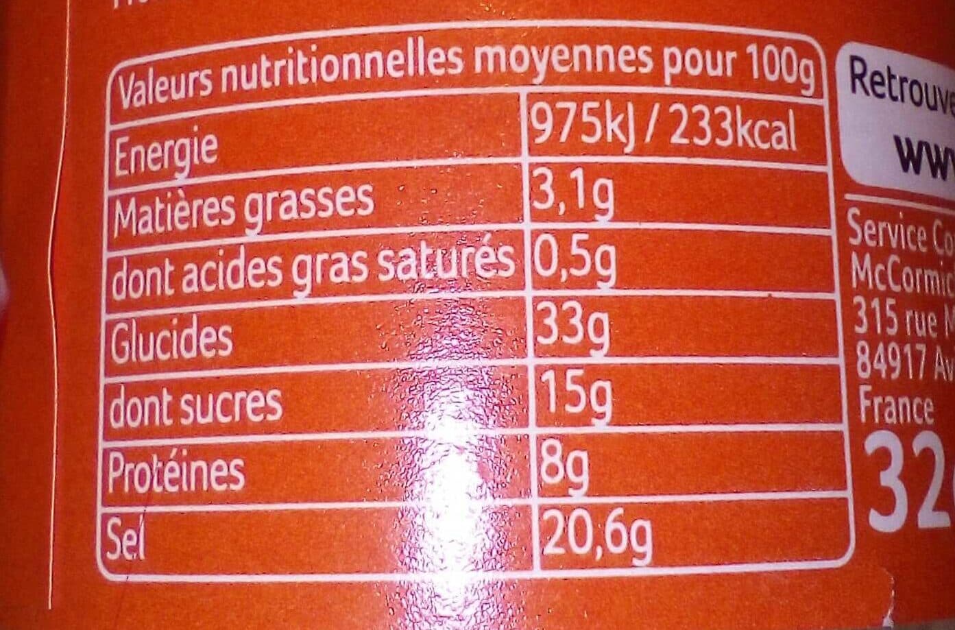 Ducros Mélange Méditerranéen packshot