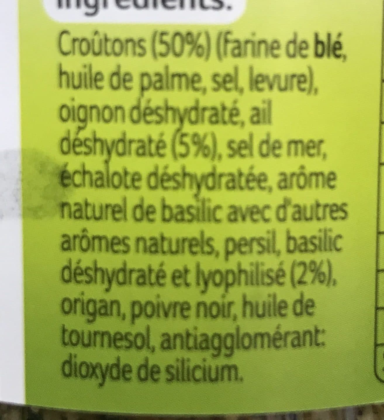 Ducros Quelle salade croustillante italienne assaisonnement packshot