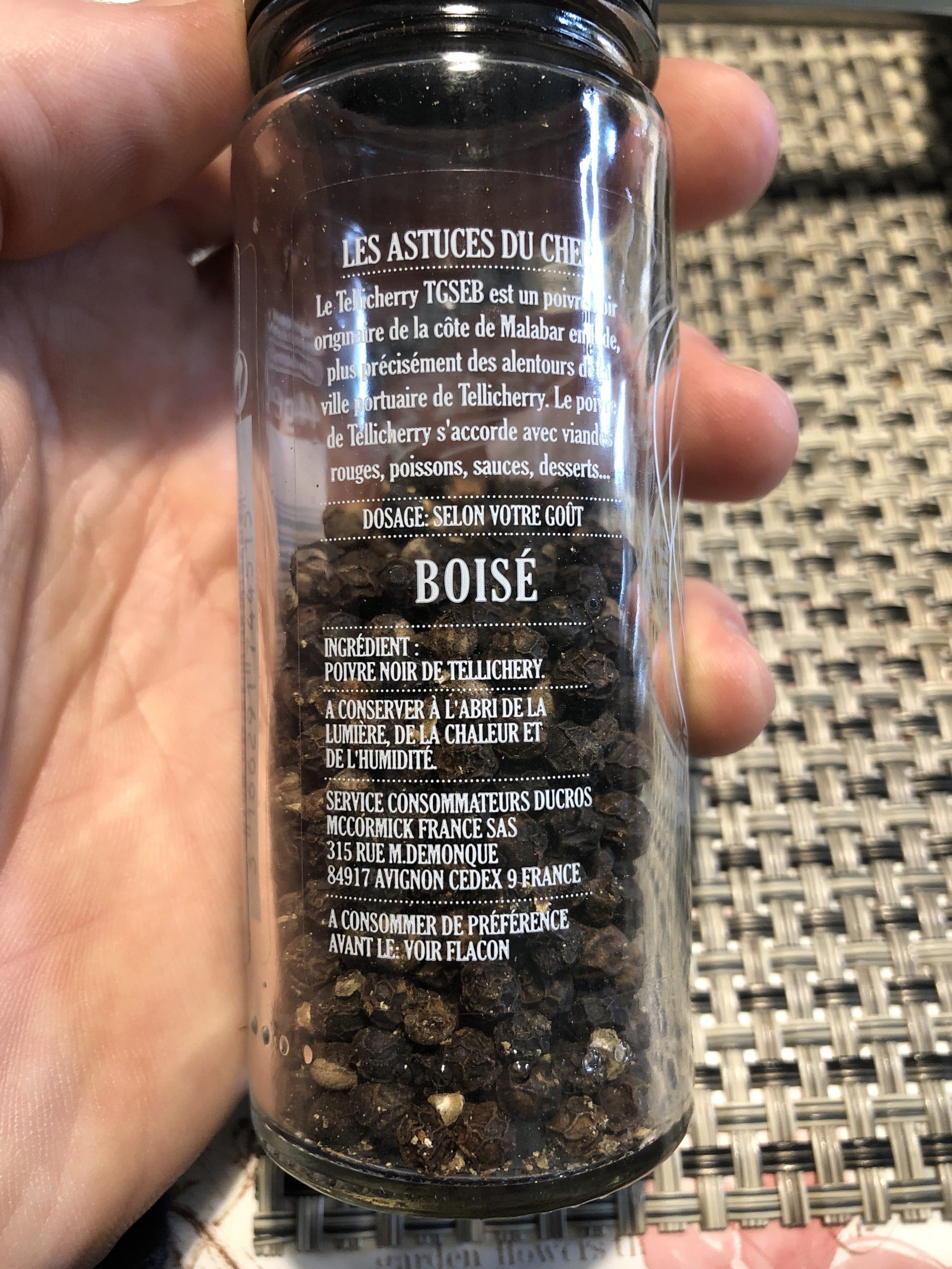 Ducro Poivre noir de tellichery packshot