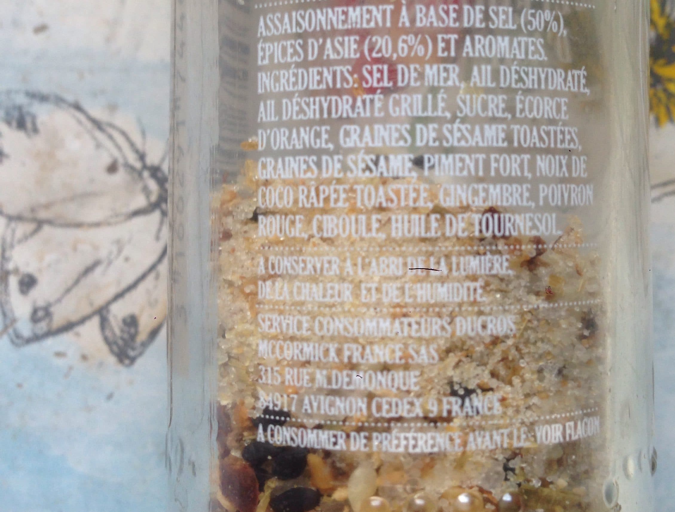 Ducros Sel au epices d'Asie packshot