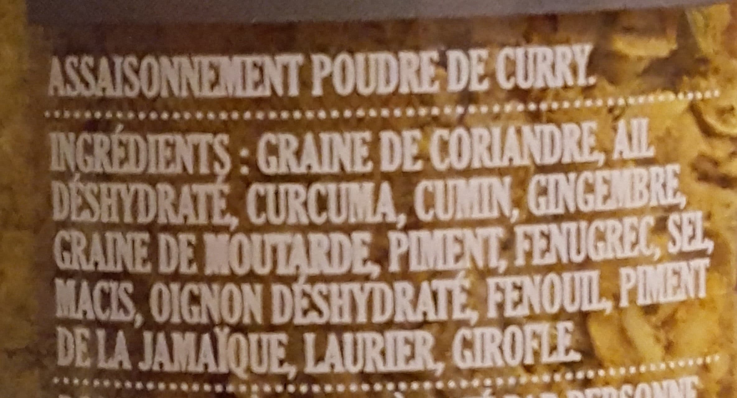 Ducros Assaisonnement poudre de curry packshot
