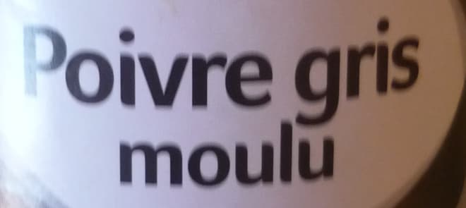 Ducros Poivre gris moulu packshot
