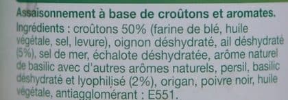 Ducros Quelle Salade Croustillante ! Italienne - Croûtons, basilic et ail packshot