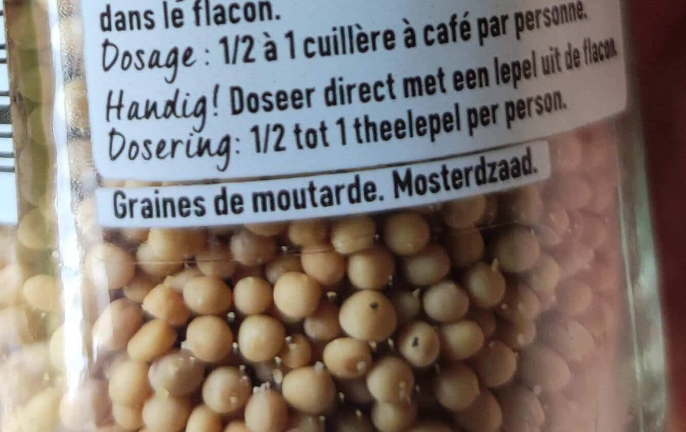 Ducros Moutarde graines packshot