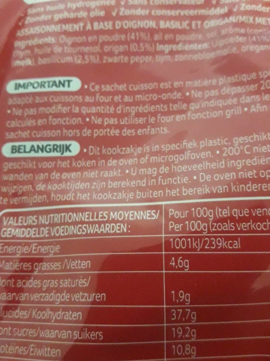 Ducros Risotto en papillote packshot