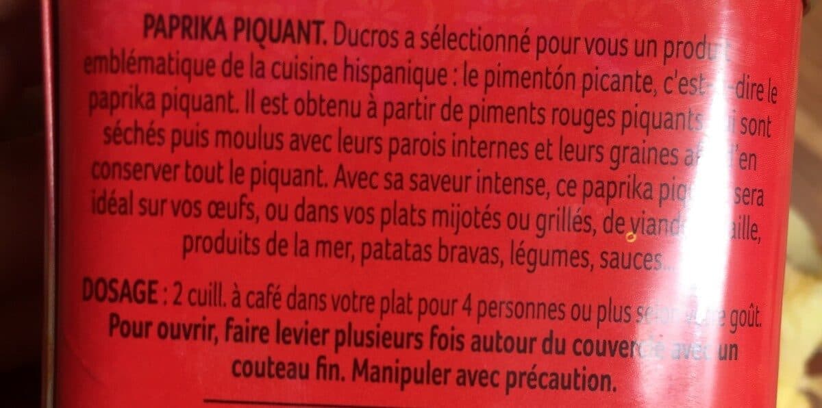 Ducros Pimenton picante packshot