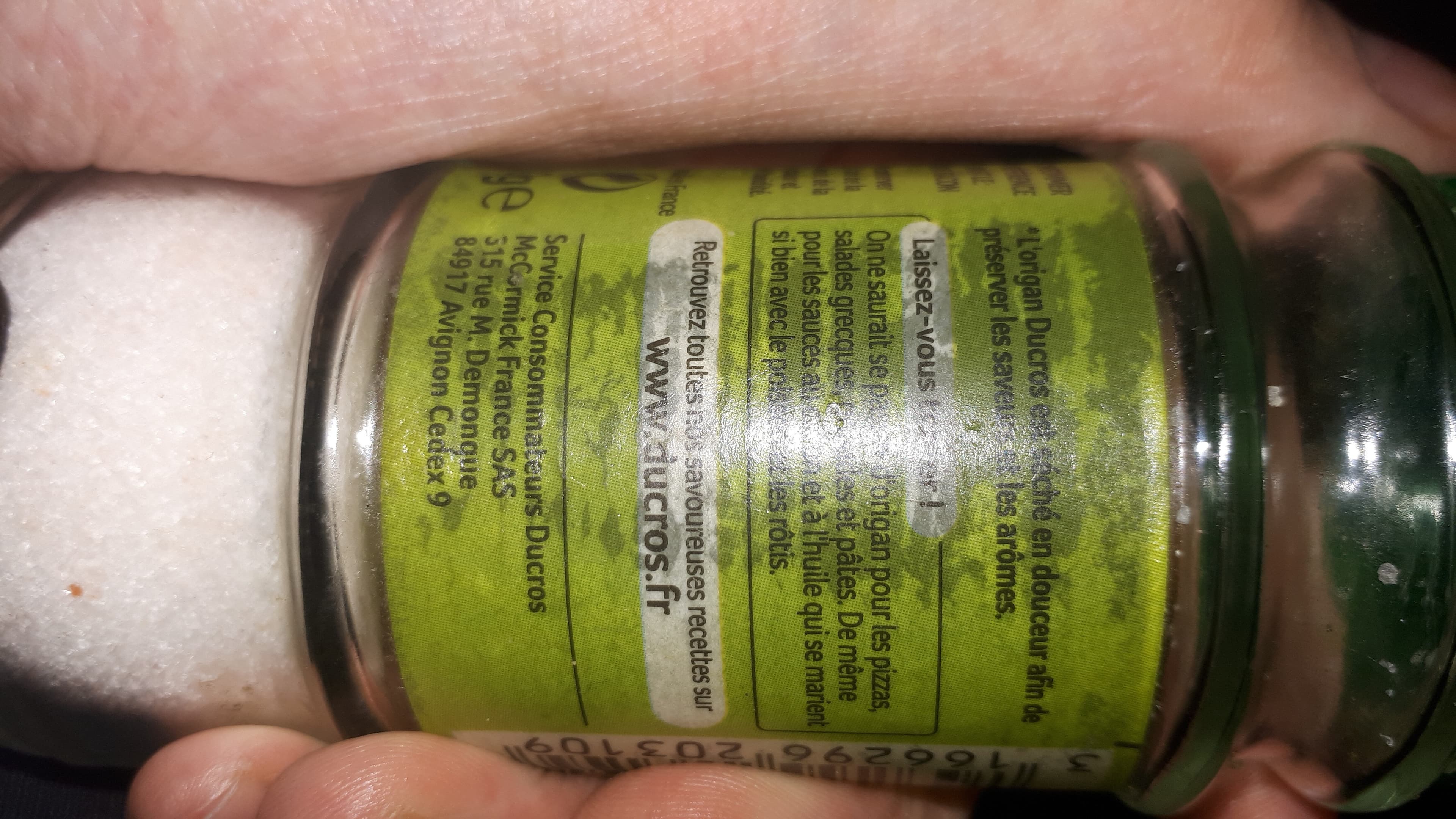 Ducros Origan packshot