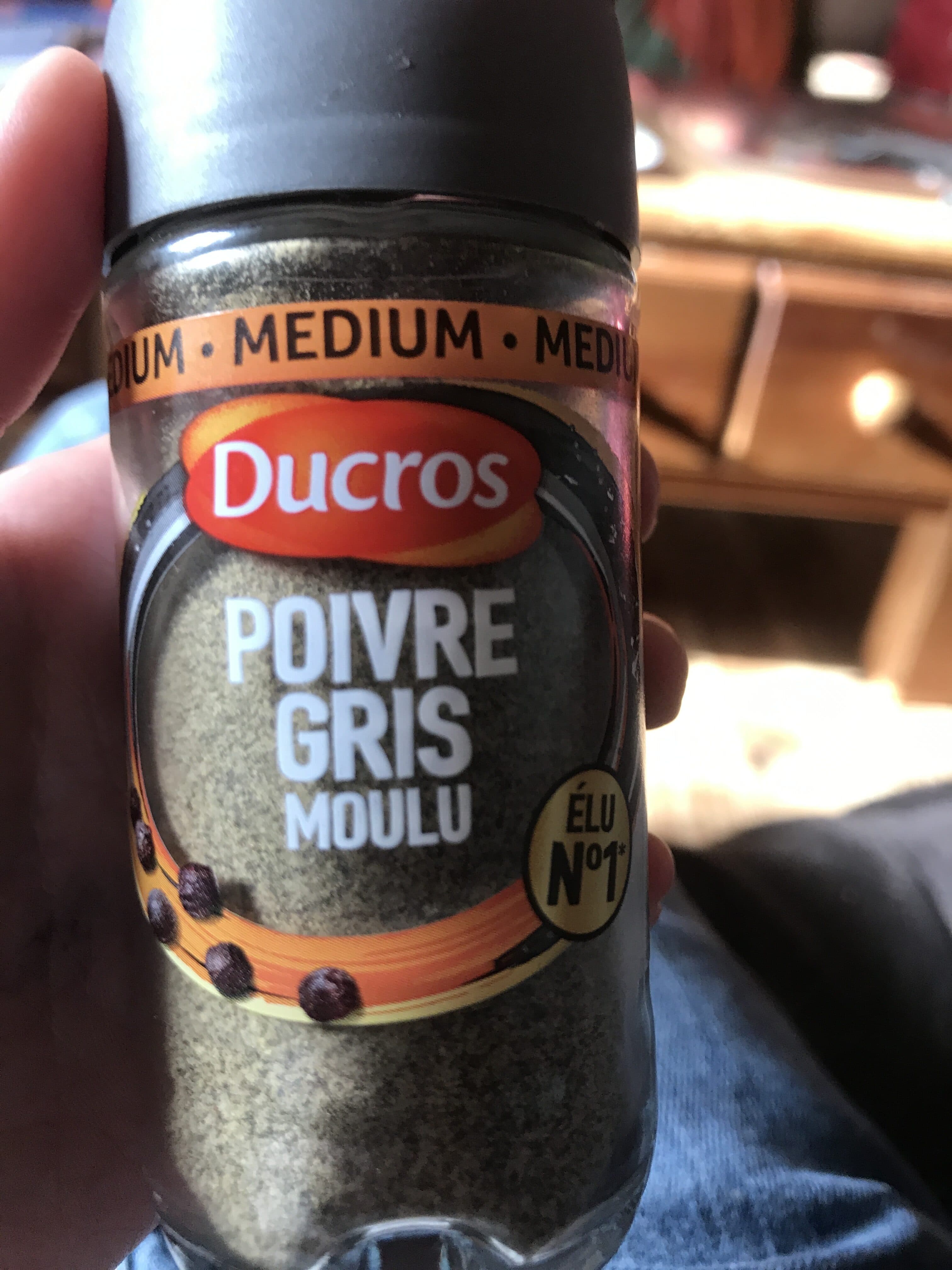 Ducros Poivre gris moulu packshot