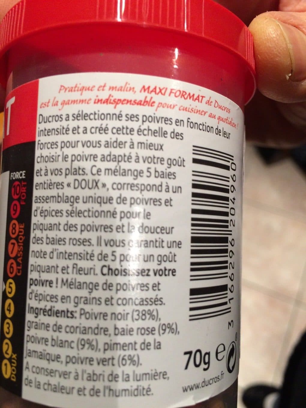 Ducros 5 Baies entières packshot