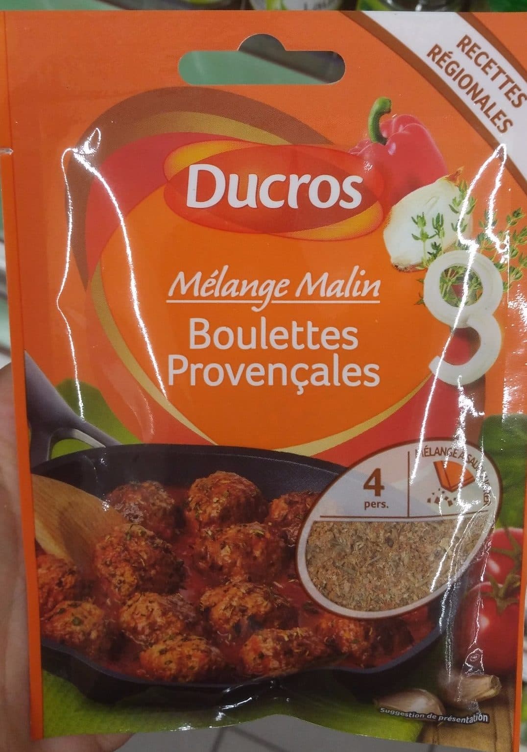 Ducros Mélange Malin Boulettes Provençales packshot