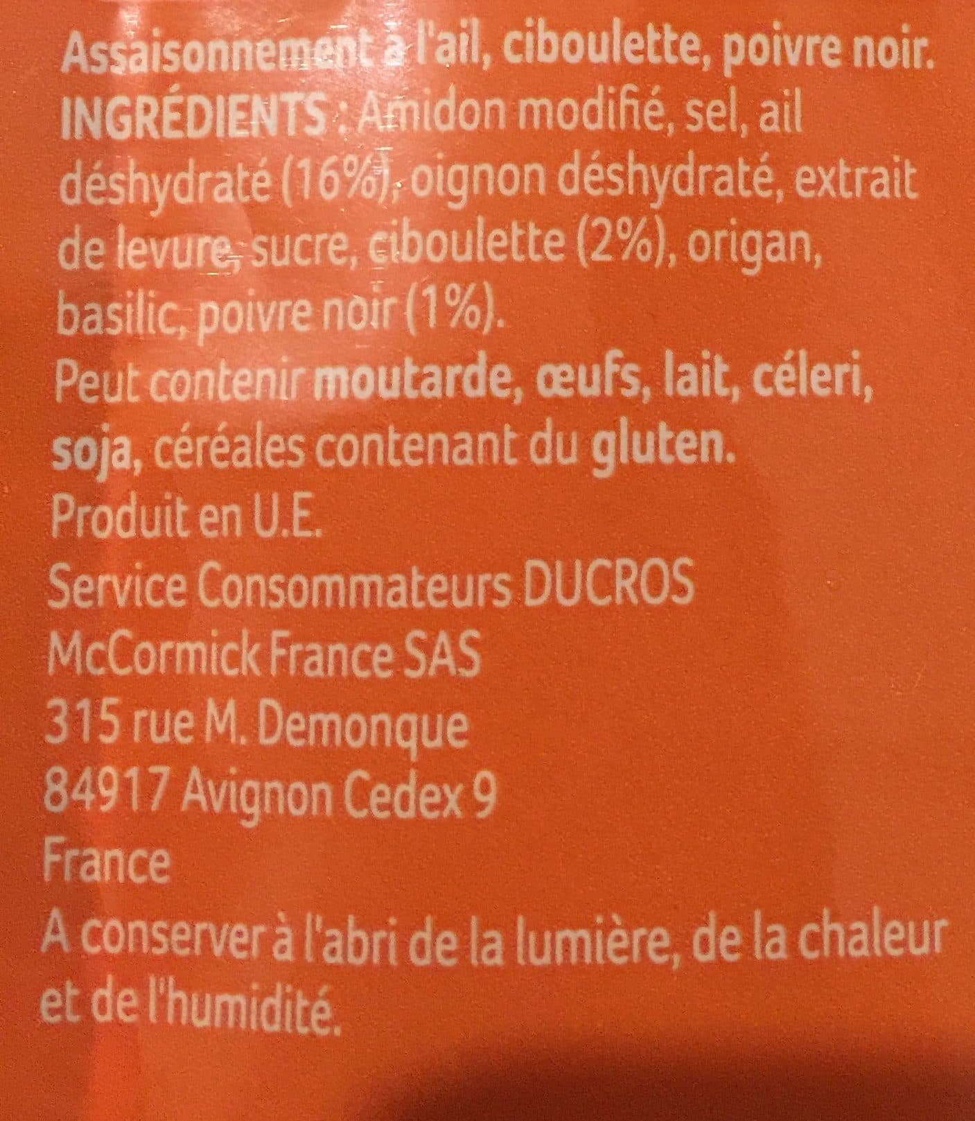 Ducros Mélange Malin Porc à la Forestière packshot