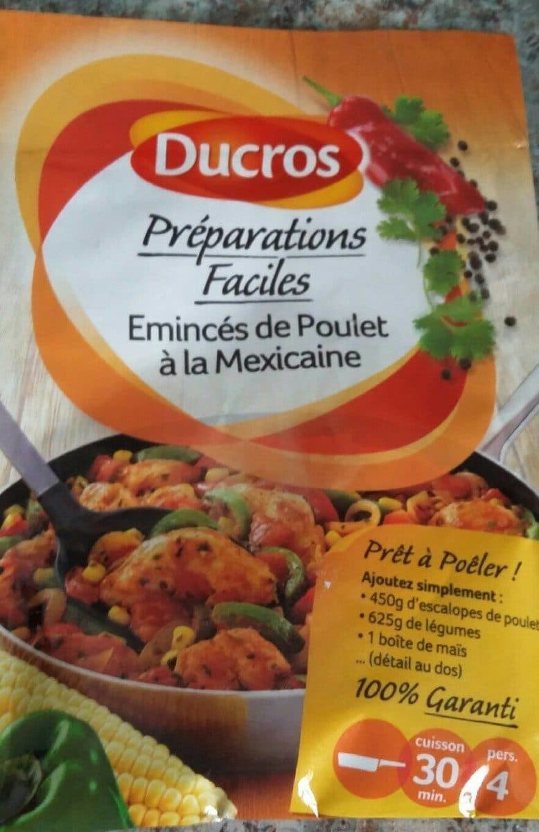 Ducros épice pour poêlée poulet légume à la mexicaine packshot