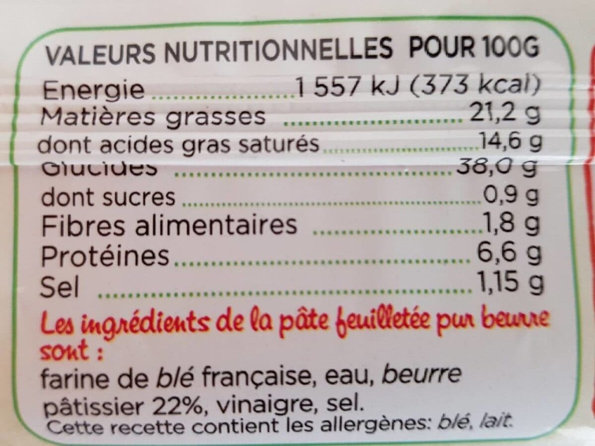 Marie Pate Feuilletee Pur Beurre packshot