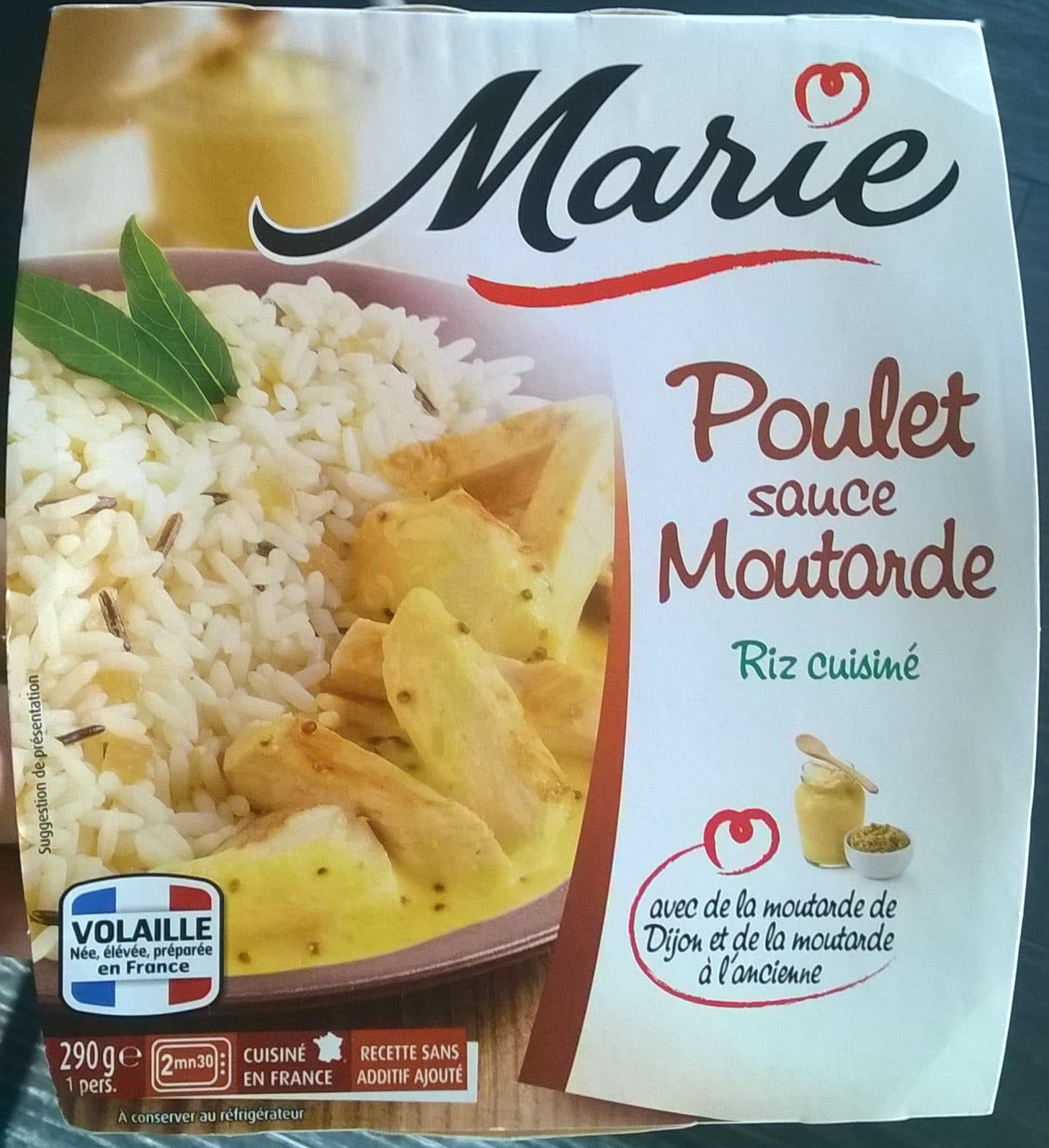 Marie Poulet Sauce Moutarde, Riz Cuisiné packshot