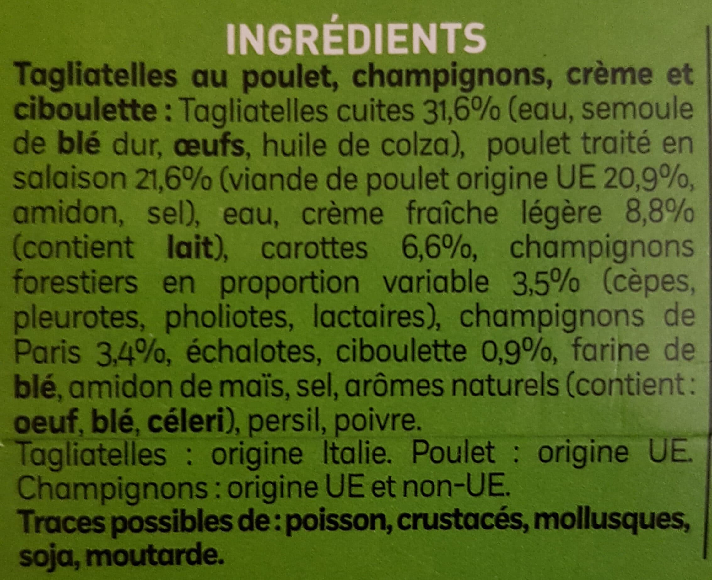WW Tagliatelles au Poulet 🐔, Champignons🍄Crème packshot