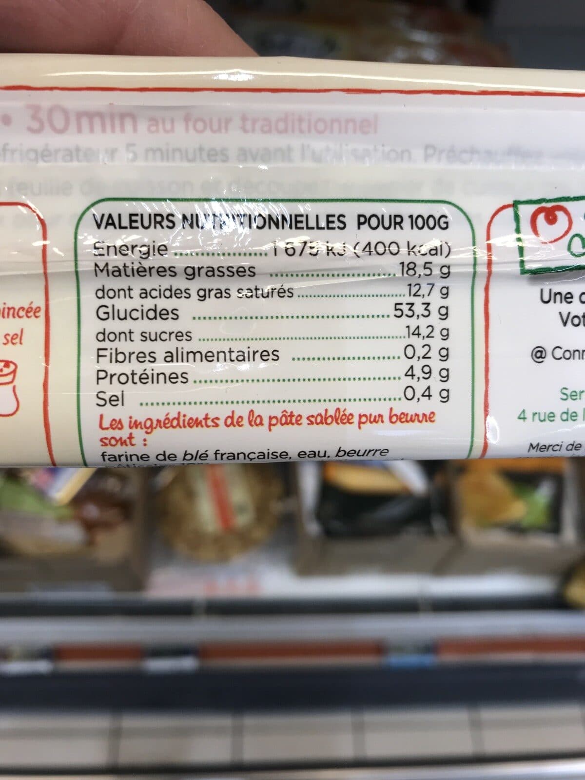 Marie Pâte à tarte sablée - Pur beurre packshot