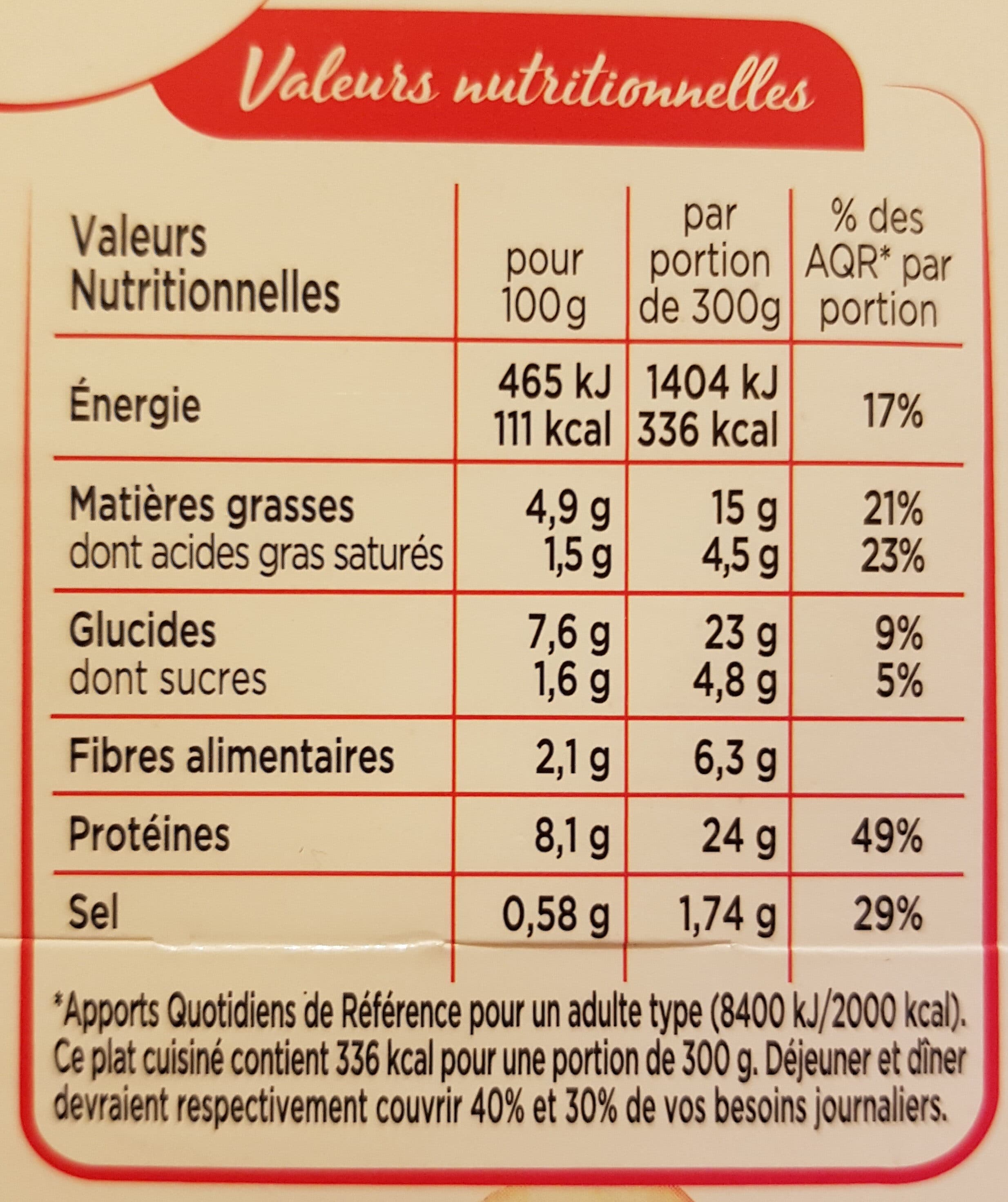 Marie Paupiette de veau jardinière de légumes packshot