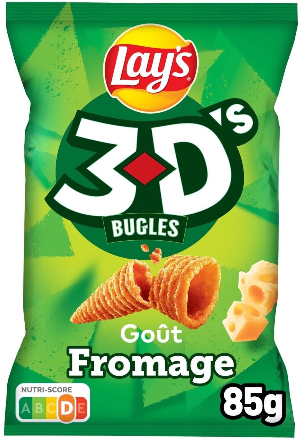 LAYS 3D's Bugles goût fromage packshot