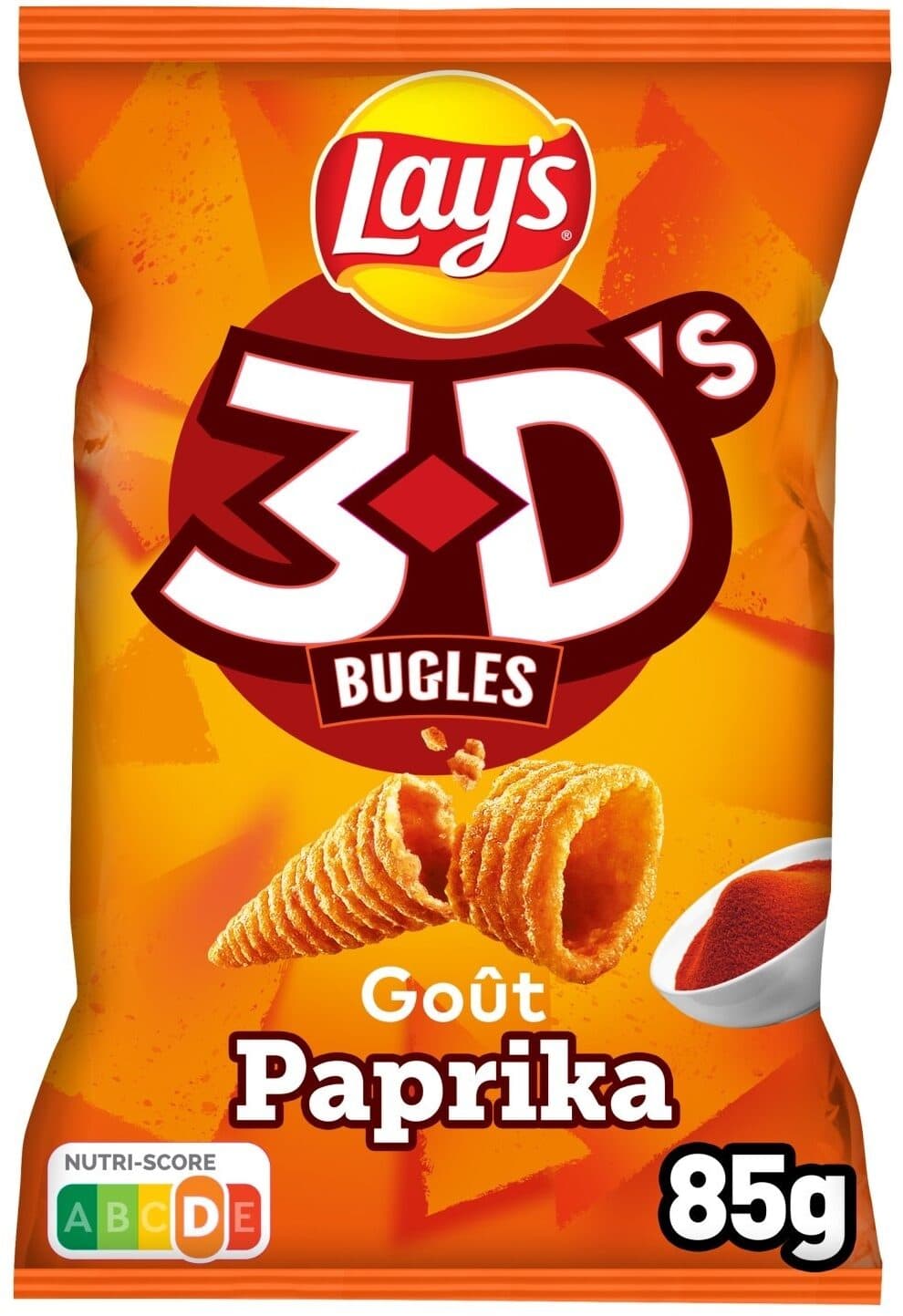 3D's Bugles Lay's 3D's Bugles goût paprika packshot