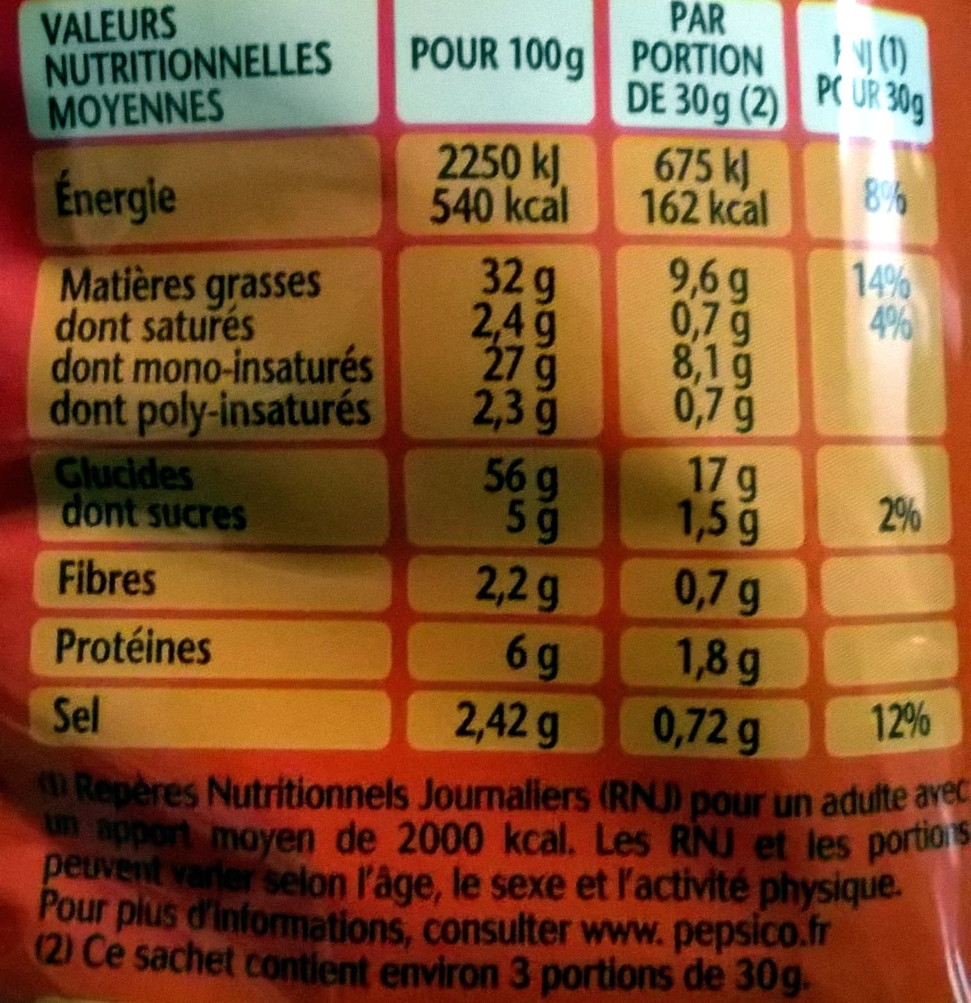 3D's Bugles Lay's 3D's Bugles goût paprika packshot