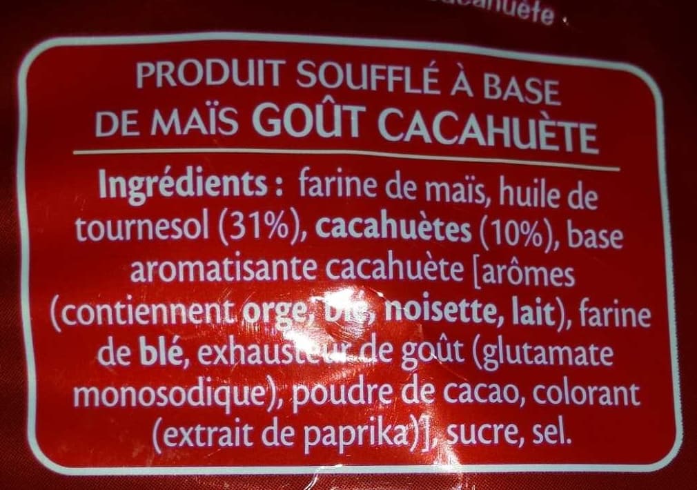 Lay's Lay's 3D's Bugles goût cacahuète packshot