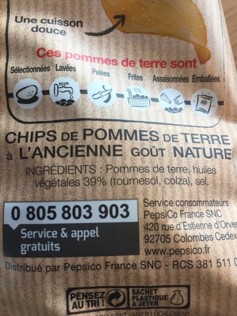 Lay's Lay's Recette à l'ancienne nature packshot