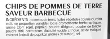 Lay’s Chips Saveur Barbecue packshot