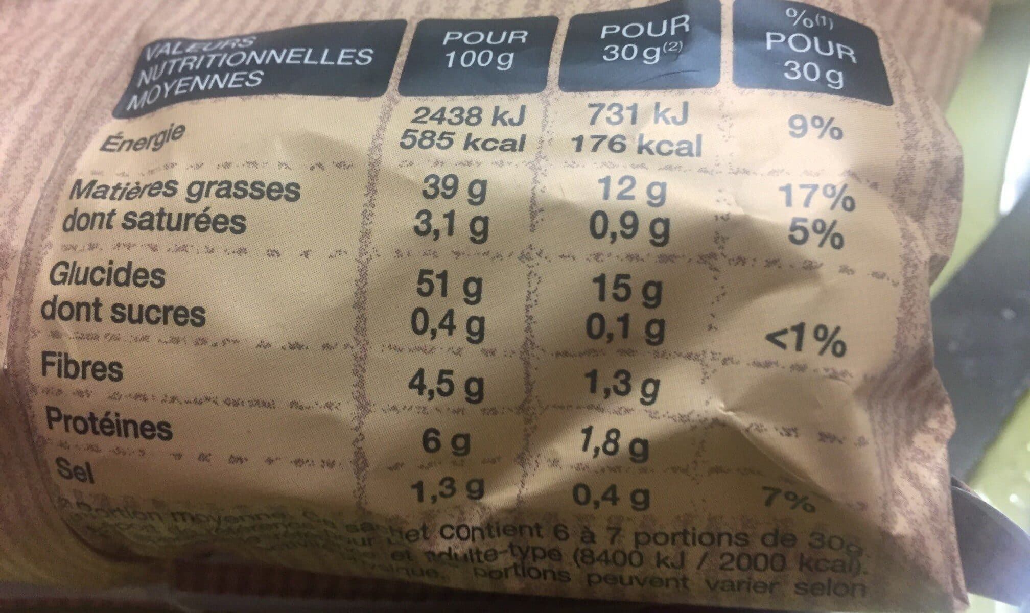 Lay's Lay's Recette à l'ancienne nature packshot